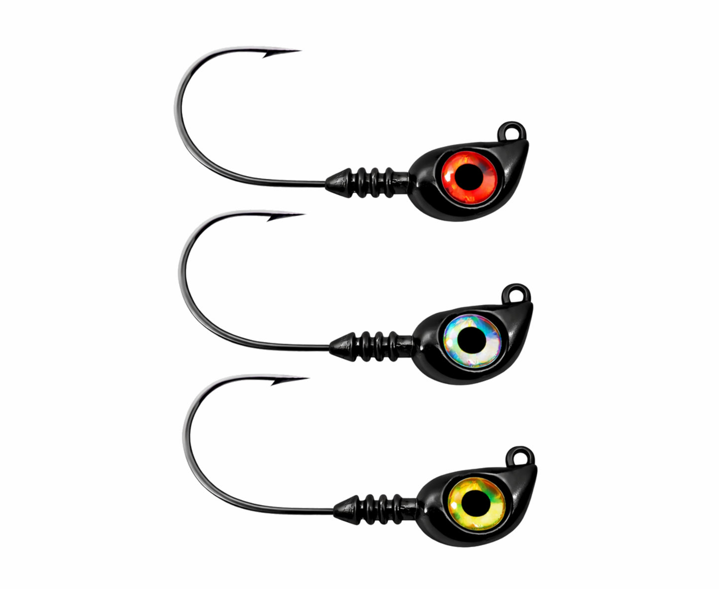 Mullet Jig: 4pk (Black)