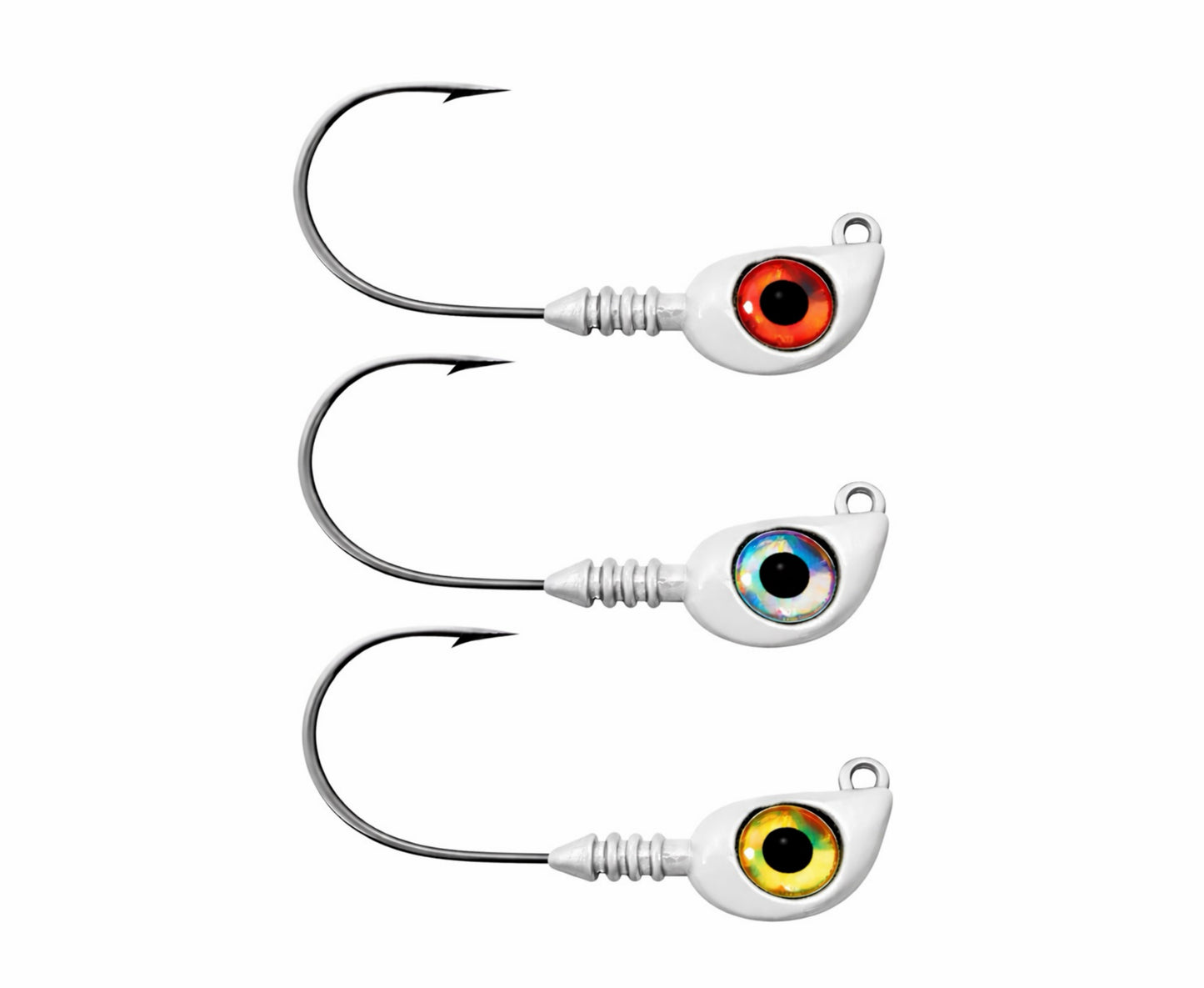 Mullet Jig: 4pk (White)