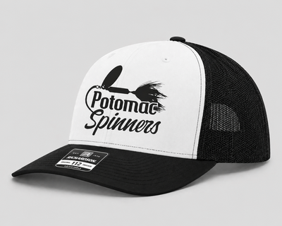 PS Snapback Cap — (White/Black)