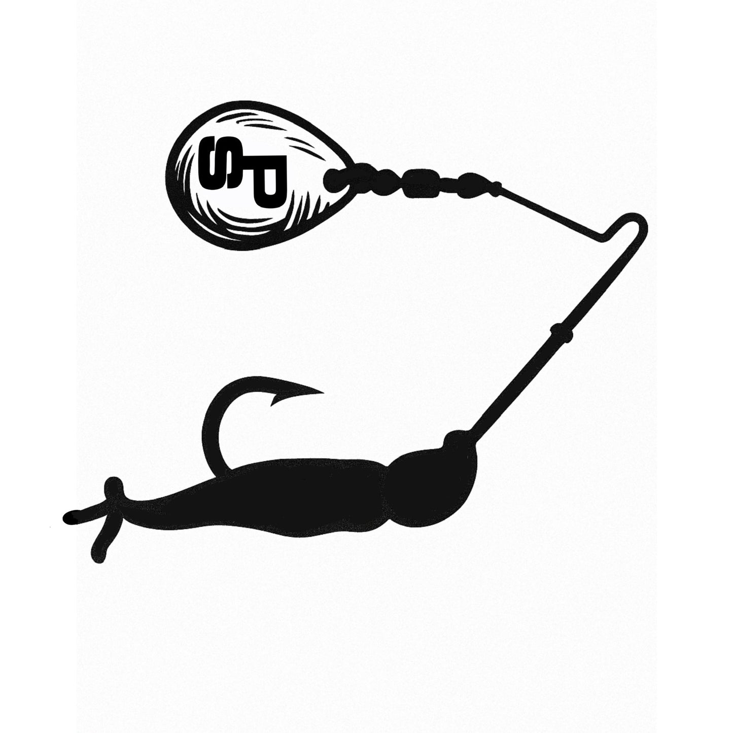 PS Spinner Bait (vinyl decal)